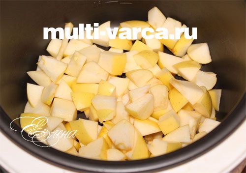 Яблучно-сливовий джем у мультиварці
