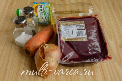 Яловича печінка на пару