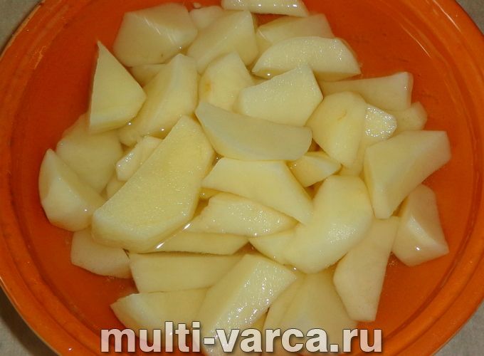 Картопля з квашеною капустою в мультиварці
