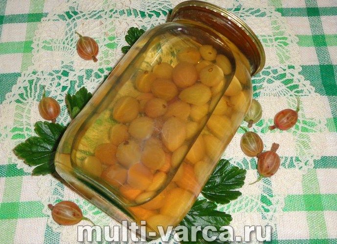 Компот із аґрусу на зиму