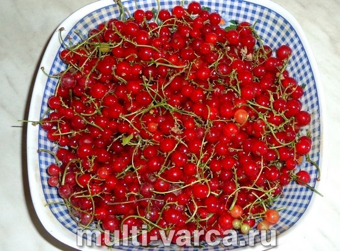 Компот із червоної смородини
