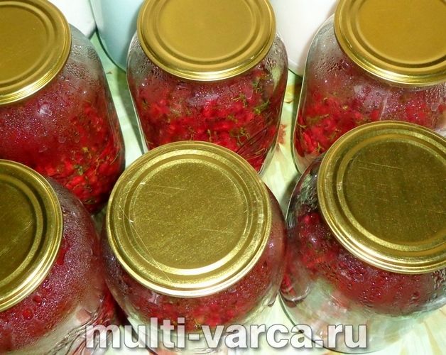Компот із червоної смородини