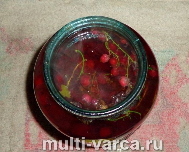 Компот із червоної смородини
