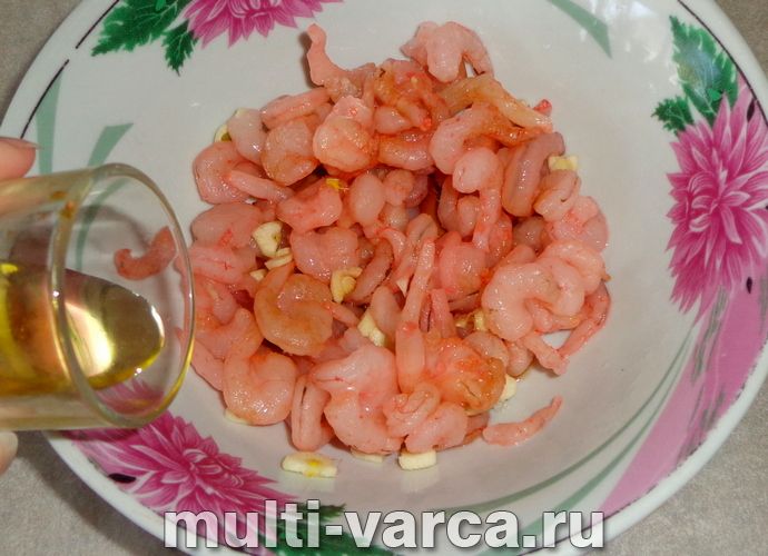 Креветки на пару в мультиварці