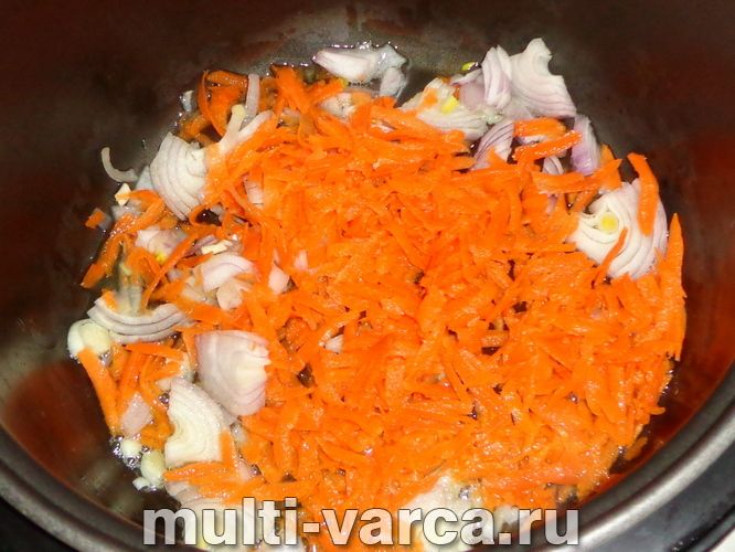 Курка з брюссельською капустою в мультиварці