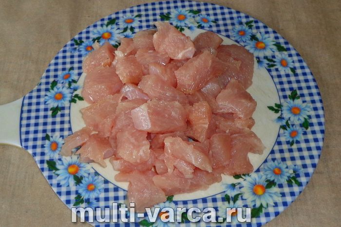 Макарони з індичкою в мультиварці