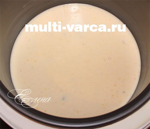 Манник без борошна в мультиварці