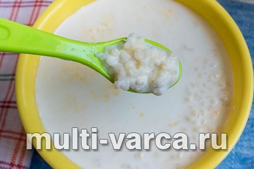 Молочний пшоняний суп