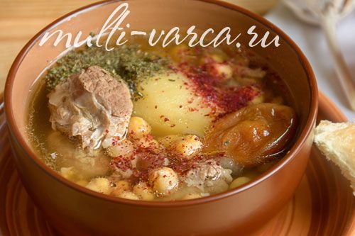 Парча-бозбаш із баранини по-азербайджанськи
