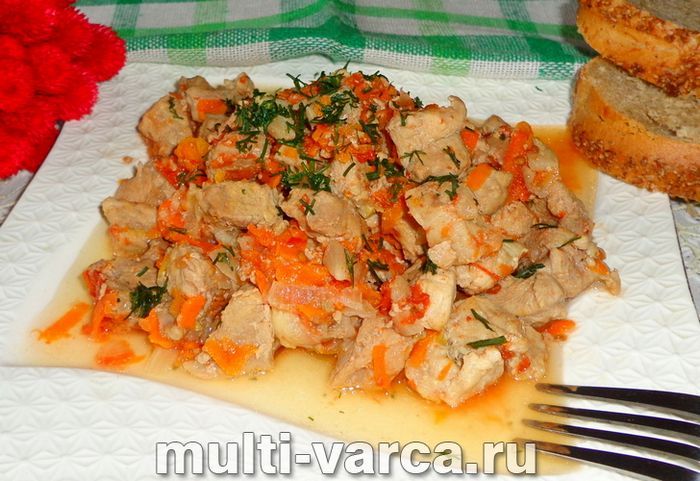 Піджарка зі свинини в мультиварці