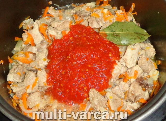Піджарка зі свинини в мультиварці
