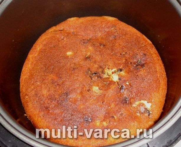 Пиріг із рисом і яйцем у мультиварці