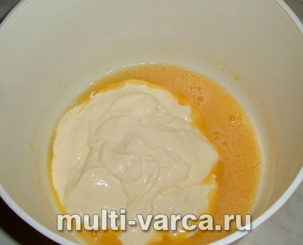 Пиріг із рисом і яйцем у мультиварці