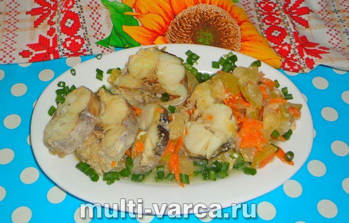 Риба з кабачками в мультиварці