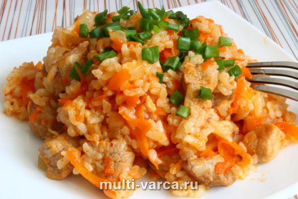 Рисова каша з м'ясом