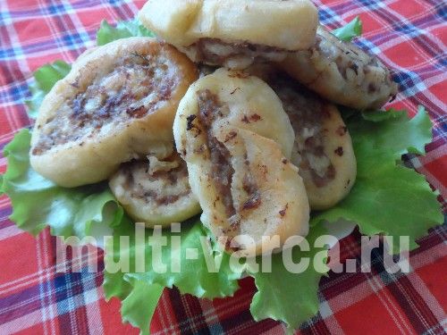 Шаньги з м'ясом у мультиварці