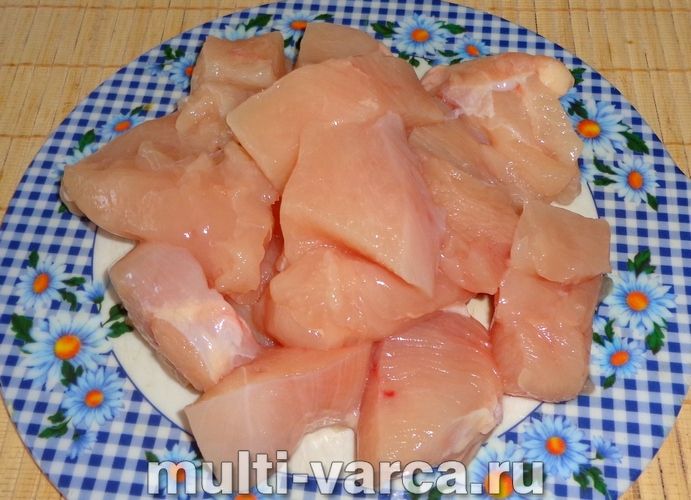 Шашлик із курки в мультиварці