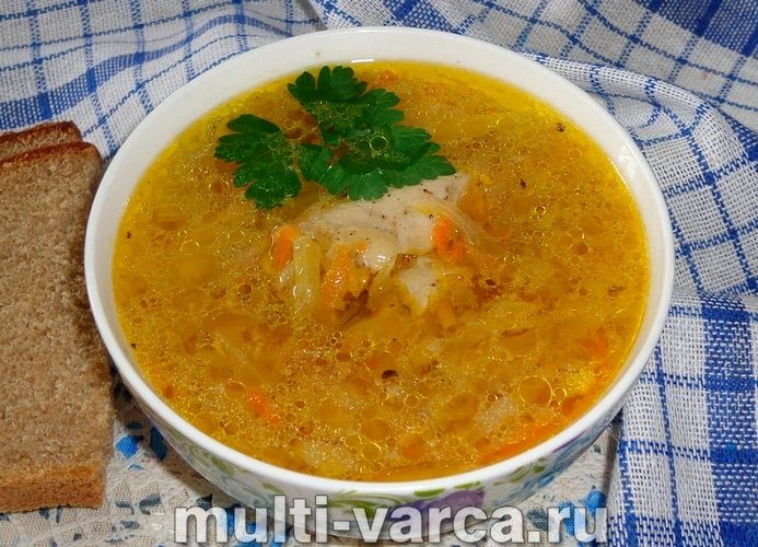 Щи з куркою в мультиварці