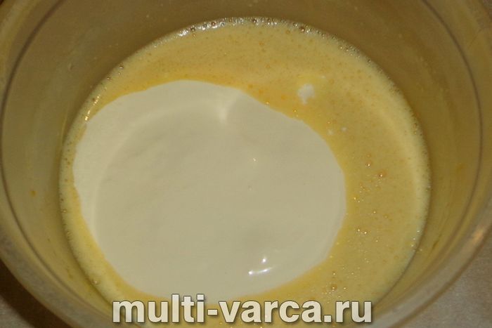 Сирна запіканка в мультиварці