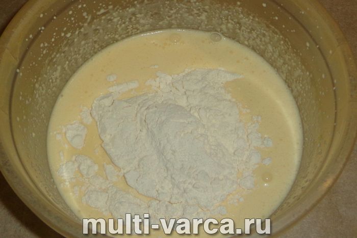 Сирна запіканка в мультиварці