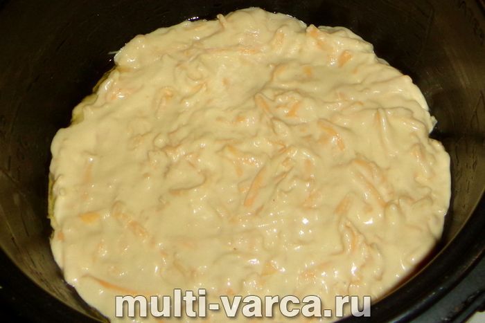 Сирна запіканка в мультиварці