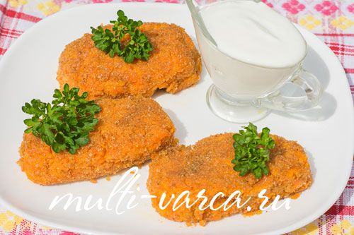 Смачні морквяні котлети