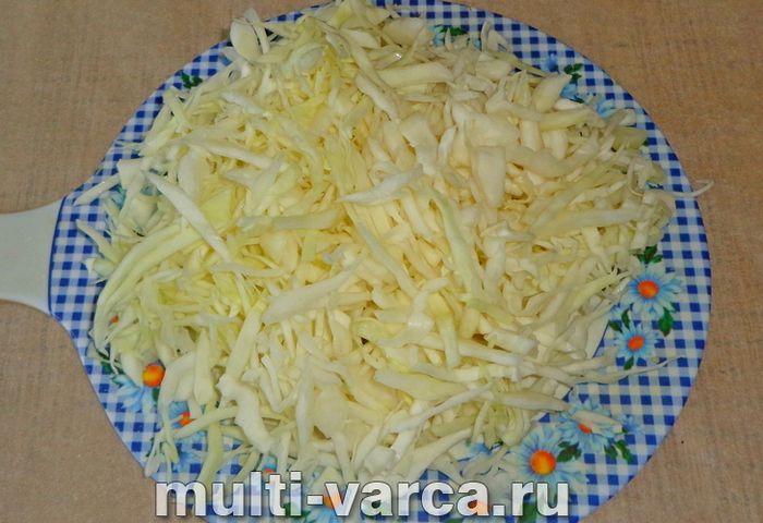Смажена капуста в мультиварці