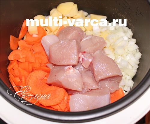 Суп із галушками та курячою грудкою