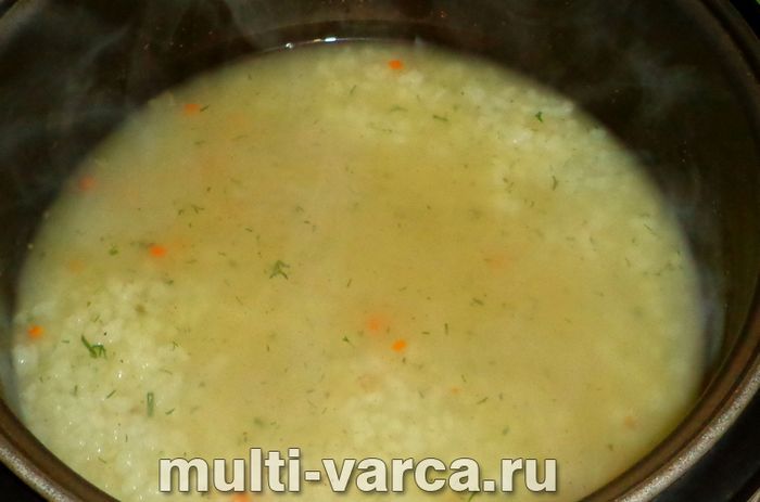 Суп у пакетиках у мультиварці