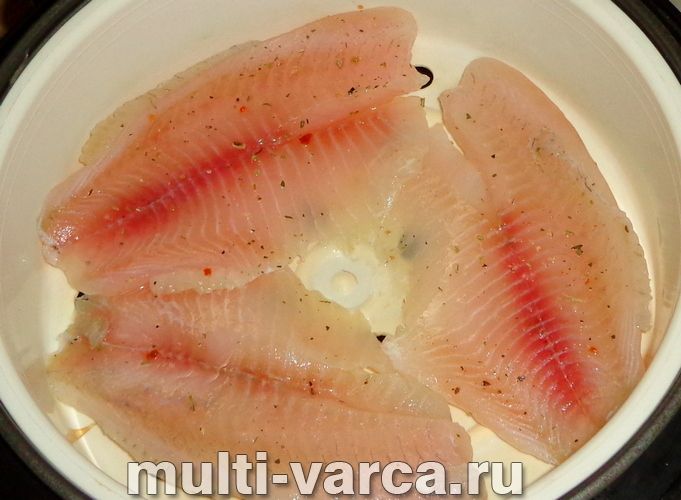 Тилапія на пару в мультиварці