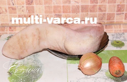 Заливний язик у мультиварці