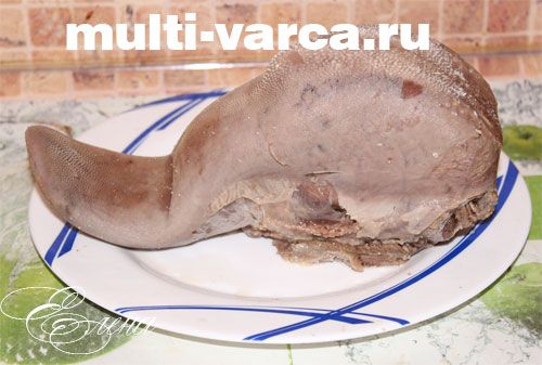 Заливний язик у мультиварці