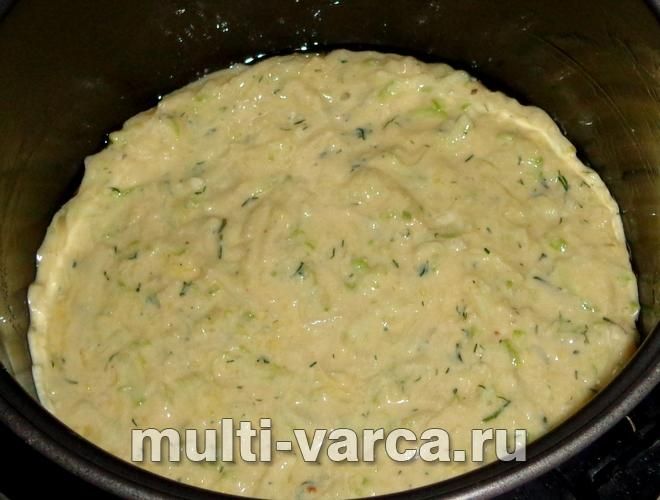 Запіканка з кабачків і картоплі в мультиварці
