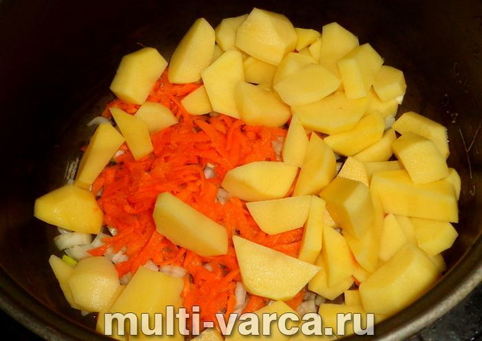 Бігус із куркою в мультиварці
