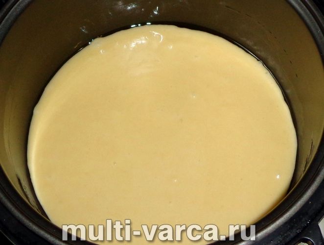 Бісквіт на мінеральній воді в мультиварці