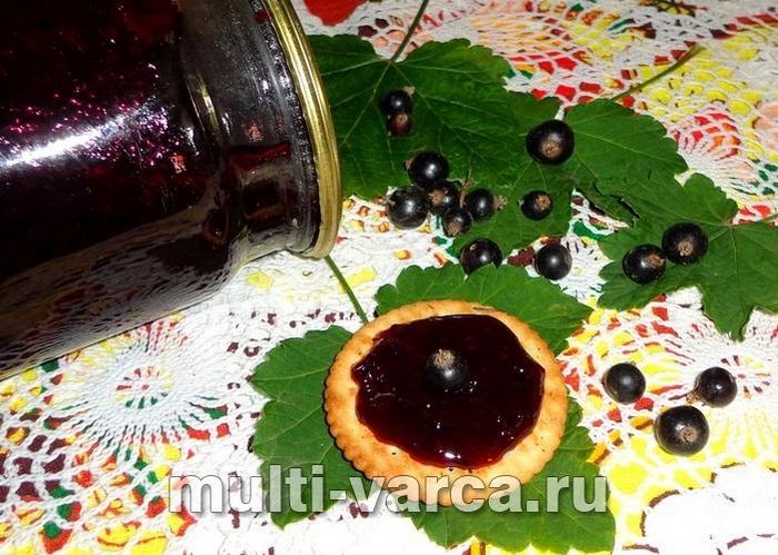 Джем із чорної смородини на зиму