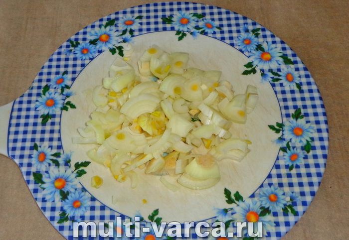 Фунчоза з куркою в мультиварці