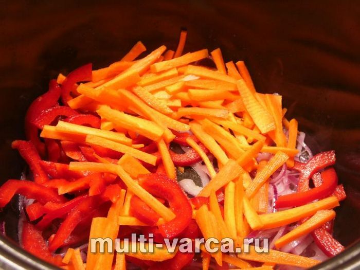 Гарнір із гарбуза з овочами