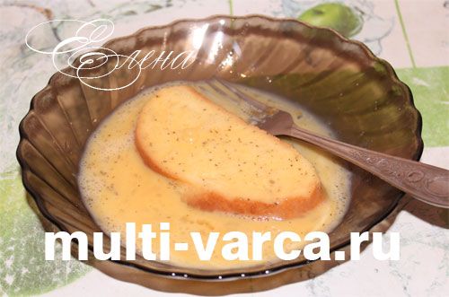 Грінки з яйцем у мультиварці