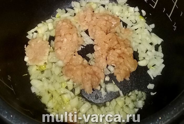 Ячна каша з фаршем