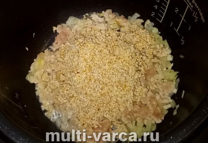 Ячна каша з фаршем