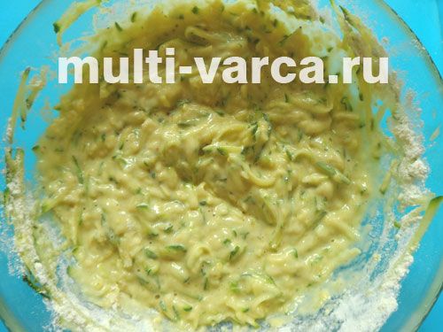 Кабачкові оладки з часником, майонезом і карі