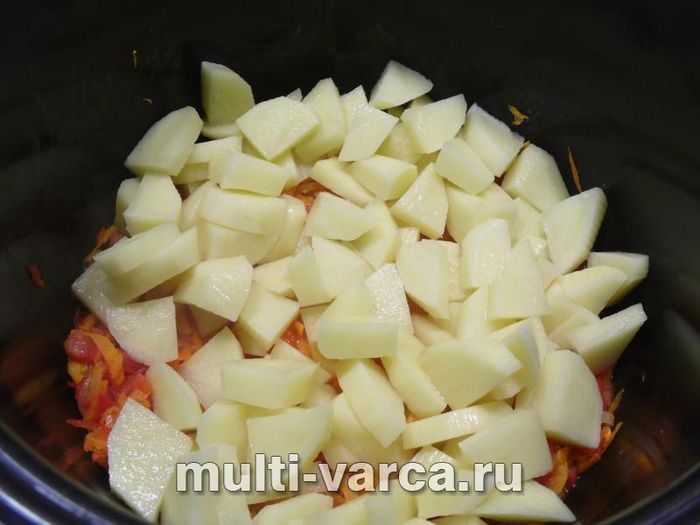 Картопля з сочевицею
