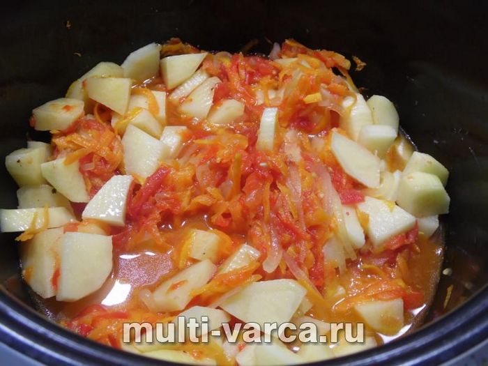Картопля з сочевицею