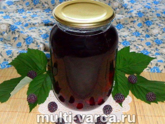 Компот з ожини на зиму