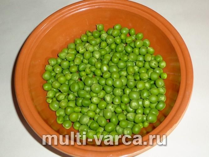 Консервований зелений горошок на зиму