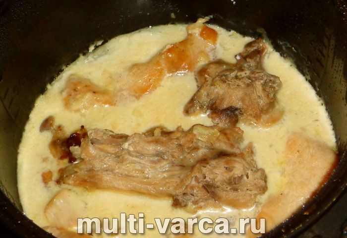 Кролик у вершковому соусі