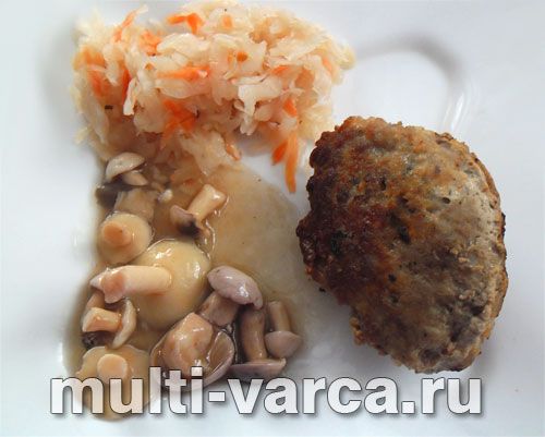 М'ясні зрази з грибами