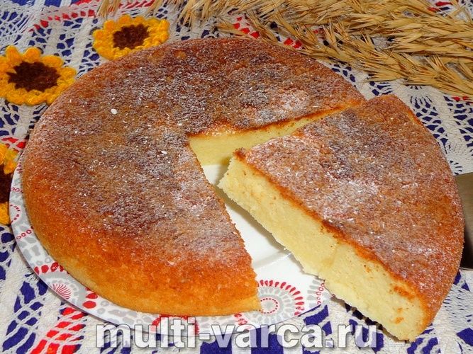 Манник із сиром у мультиварці