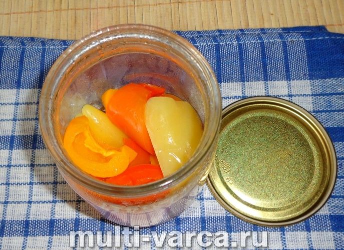 Маринований перець в олії на зиму